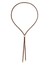 Piper Cord Bolo Necklace