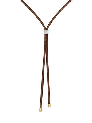 Piper Cord Bolo Necklace