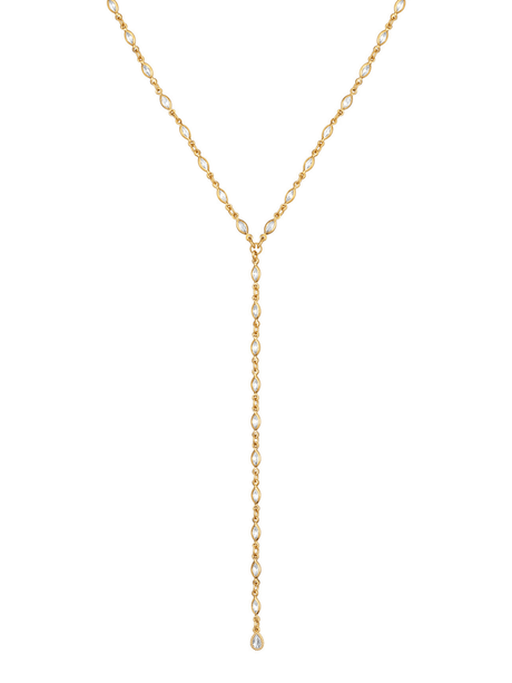 Portia Marquise Lariat Necklace