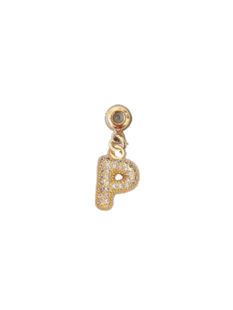 Bubble Letter Grip Charm