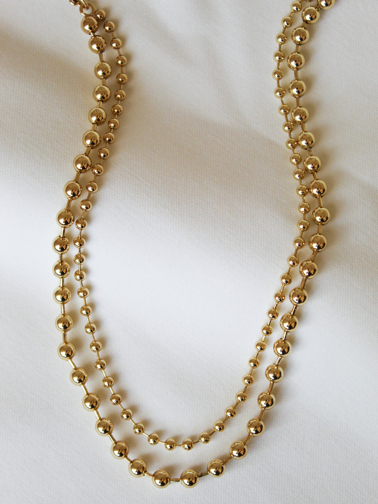 Pierce Double Layer Necklace