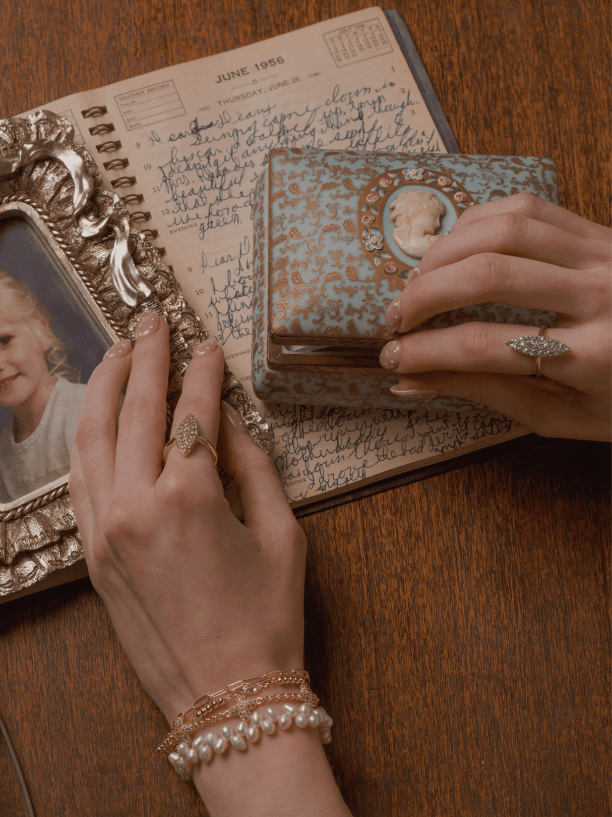 Ripple Pearl Stretch Bracelet