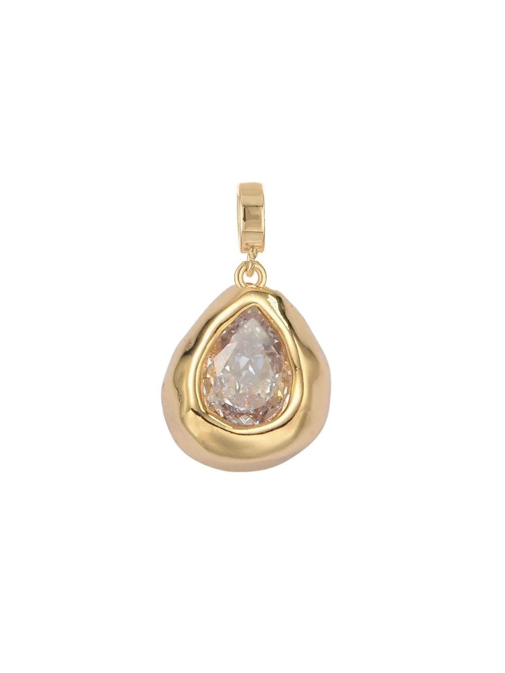 Rosalie Molten Teardrop Collar Pendant