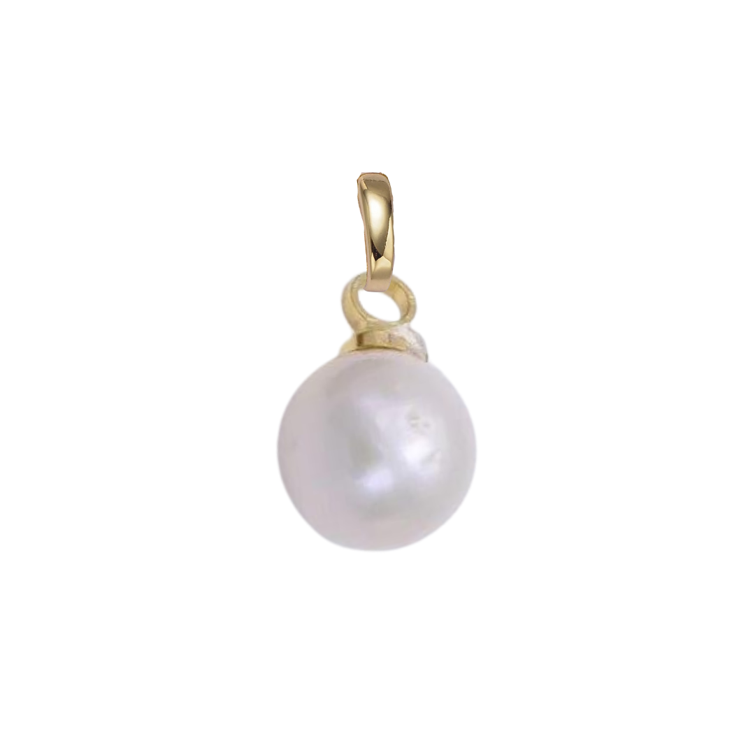 Round Pearl Clip Charm