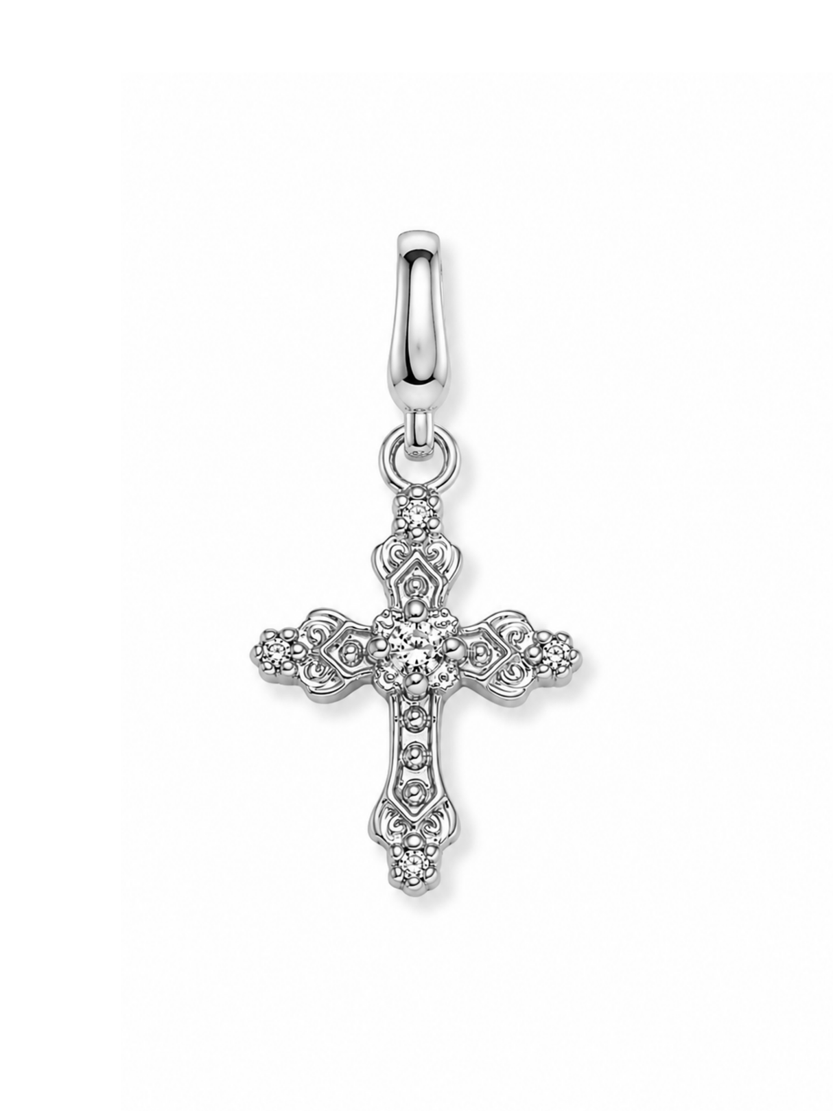 Gilded Cross Clip Charm