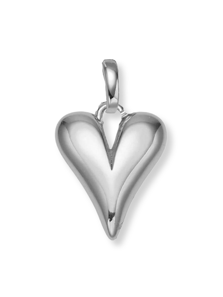 Puff Heart Clip Charm