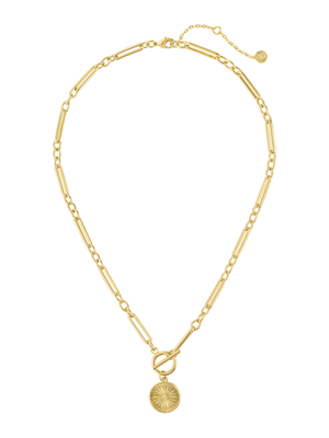 Solara Coin Link Necklace