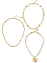 Styled Stack Necklace Set Of 3