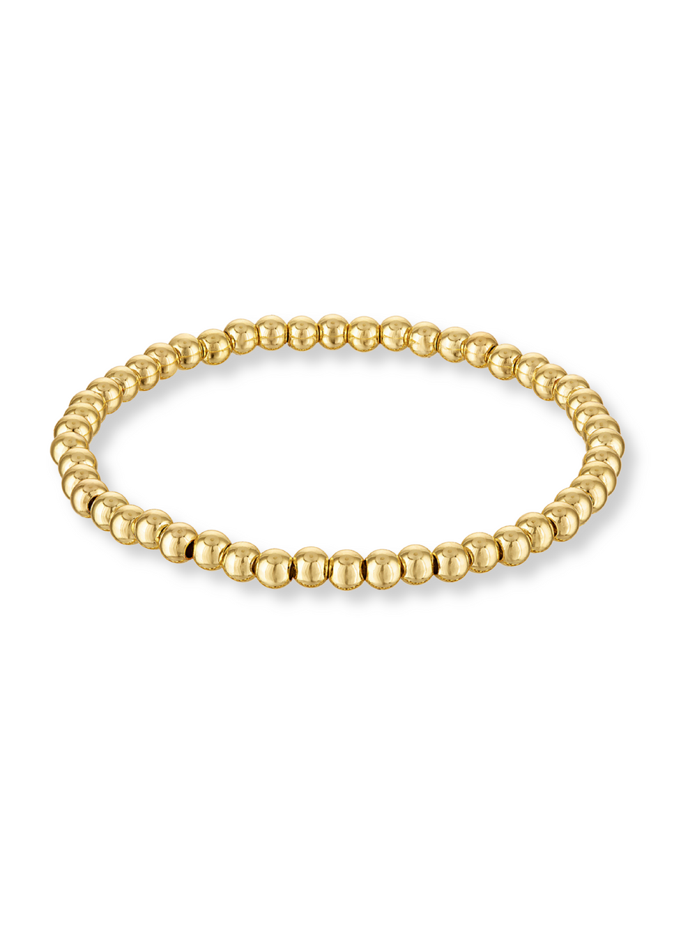 The Kinsey Designs Stretch Bead Bracelet features small, round gold-filled beads in a circle—ideal for stacking or adding to your beaded bracelet collection.