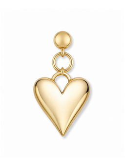 Vintage Heart Grip Charm