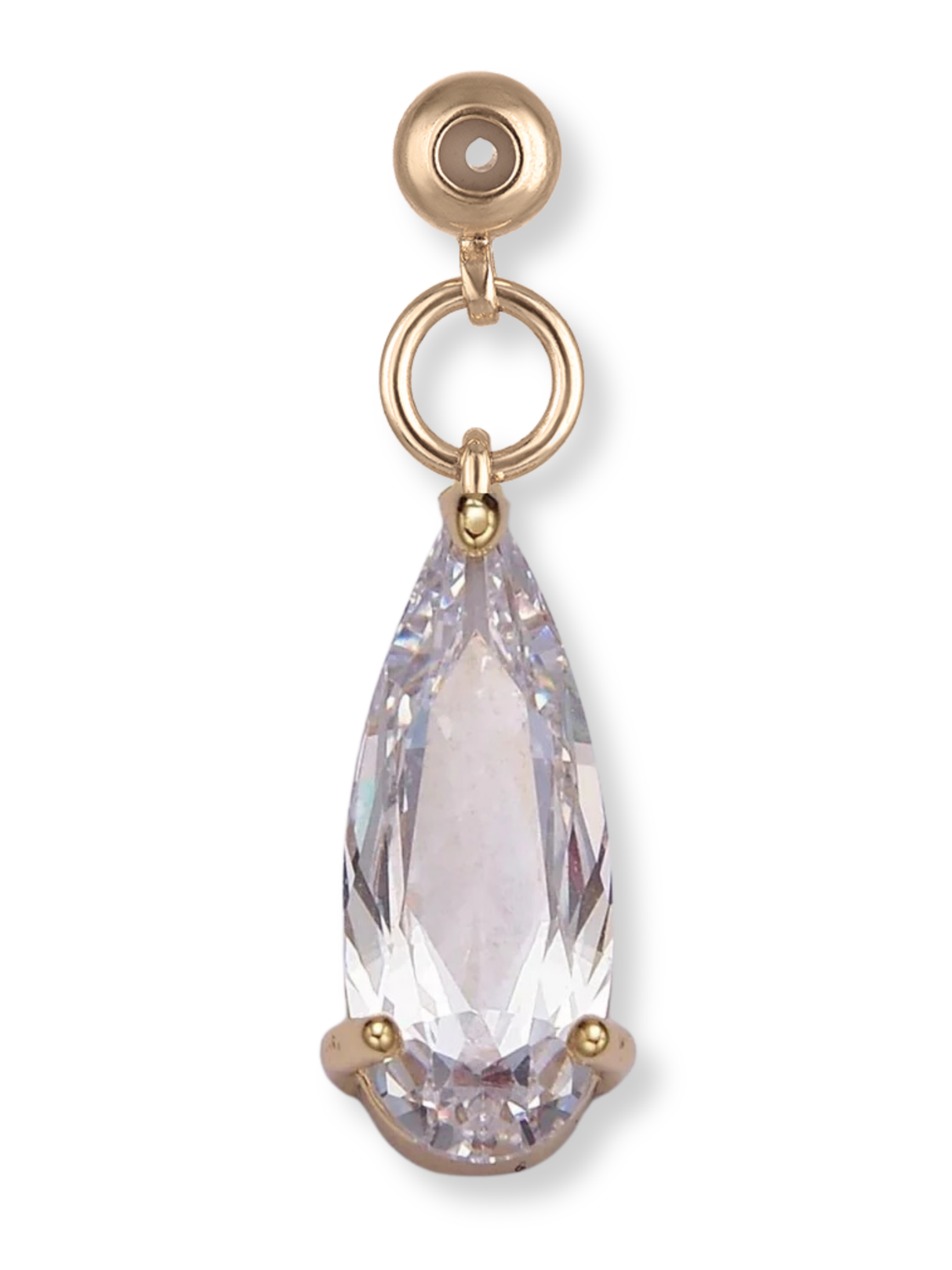 Vintage Teardrop Grip Charm