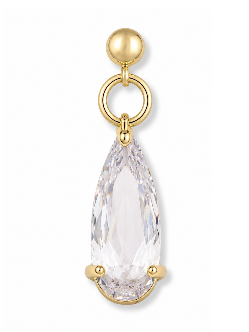 Vintage Teardrop Grip Charm