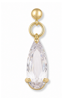 Vintage Teardrop Grip Charm