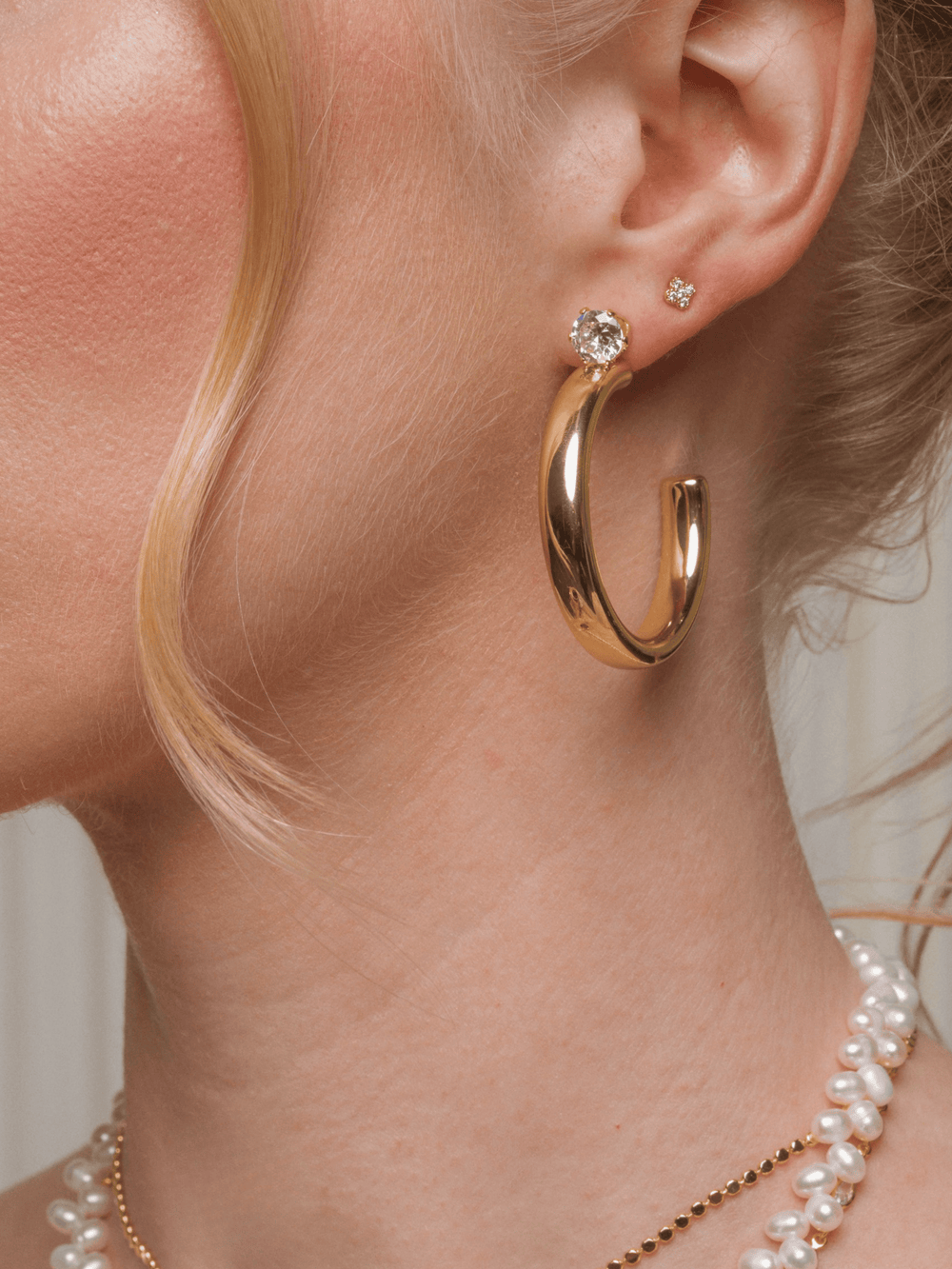Vivienne Quatrefoil Stud Earring