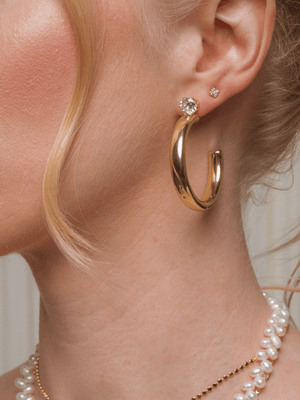Vivienne Quatrefoil Stud Earring