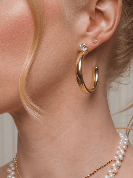 Vivienne Quatrefoil Stud Earring