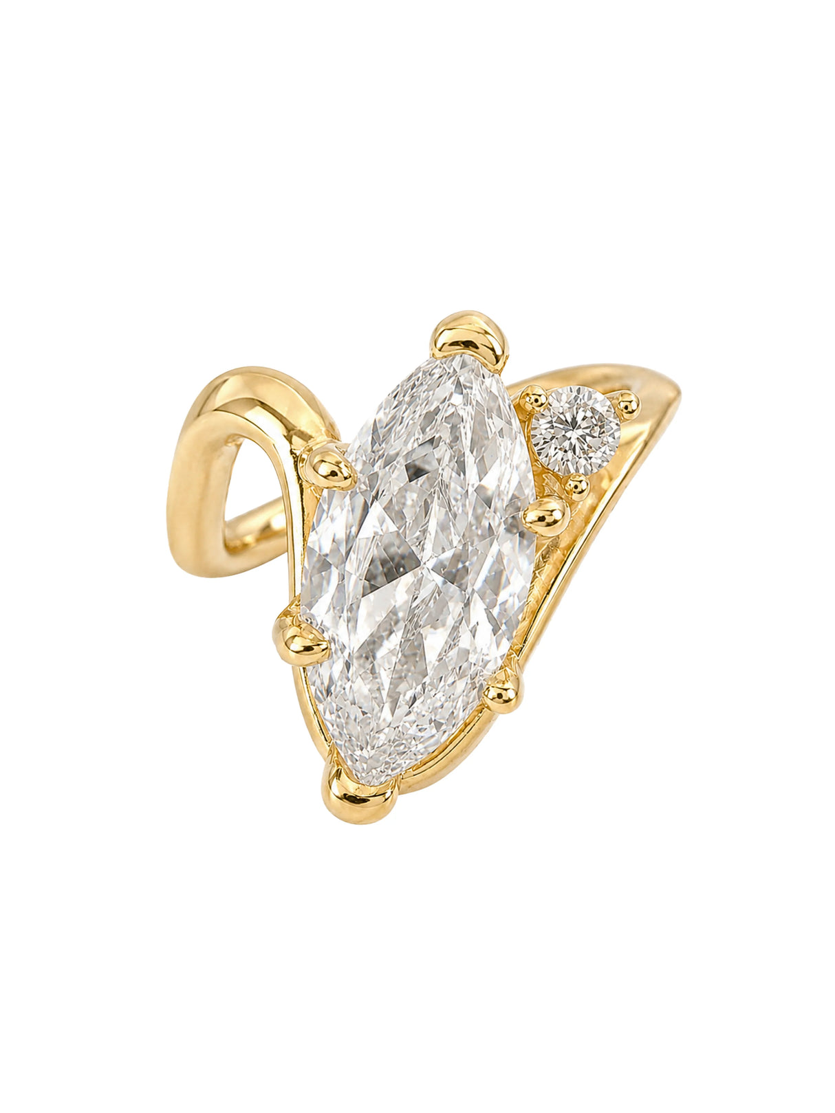 Wendy Marquise Solitaire Ring