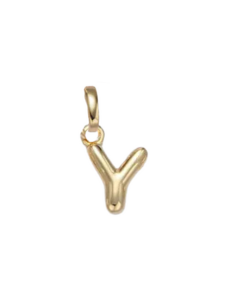 Bubble Initial Clip Charm