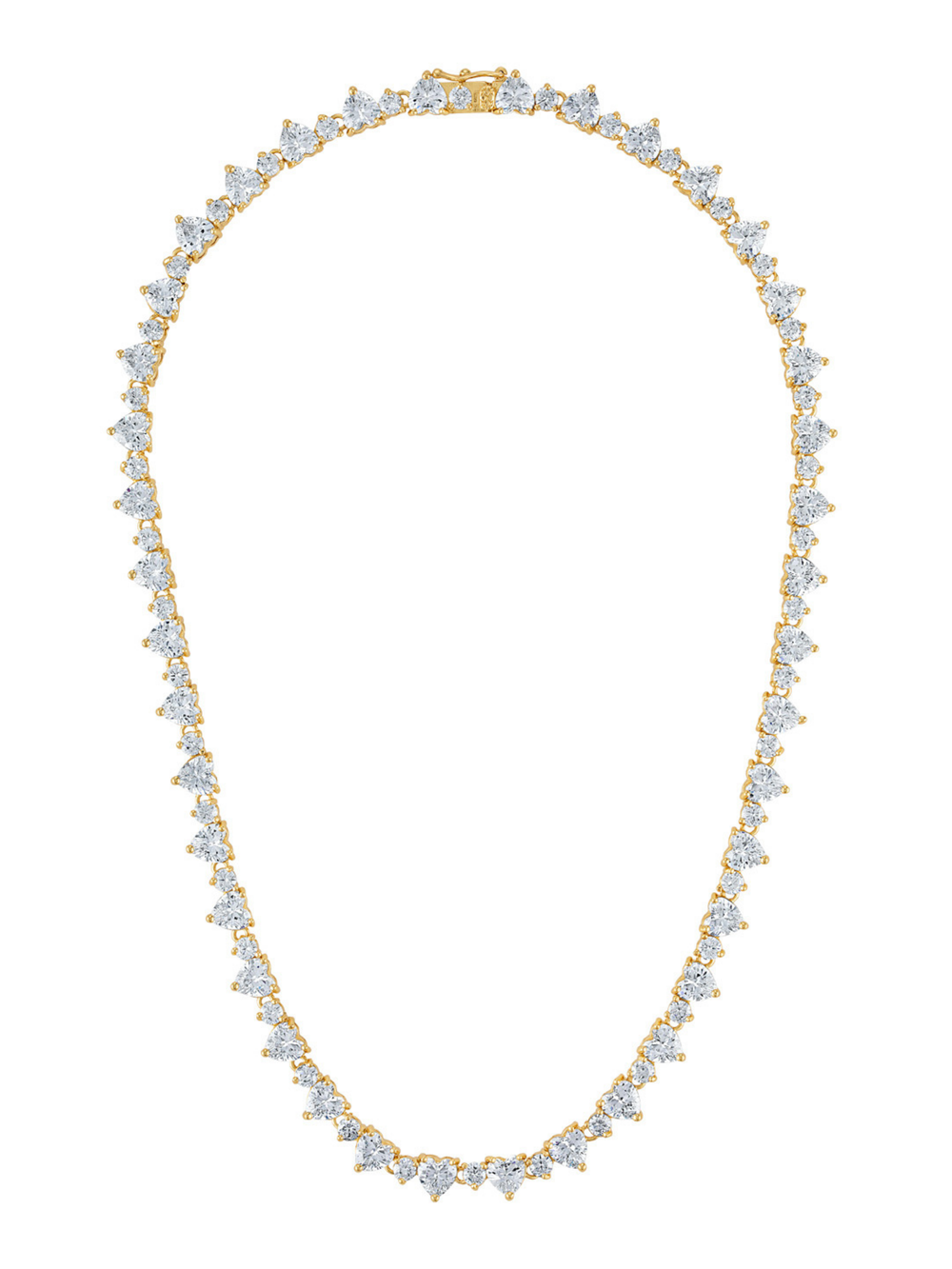 Zanata Heart Tennis Necklace