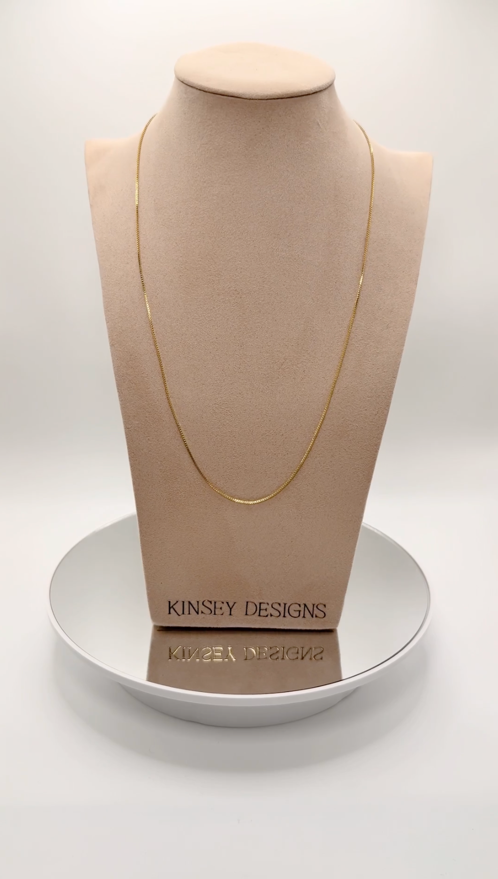 Charm Necklace Box Chain