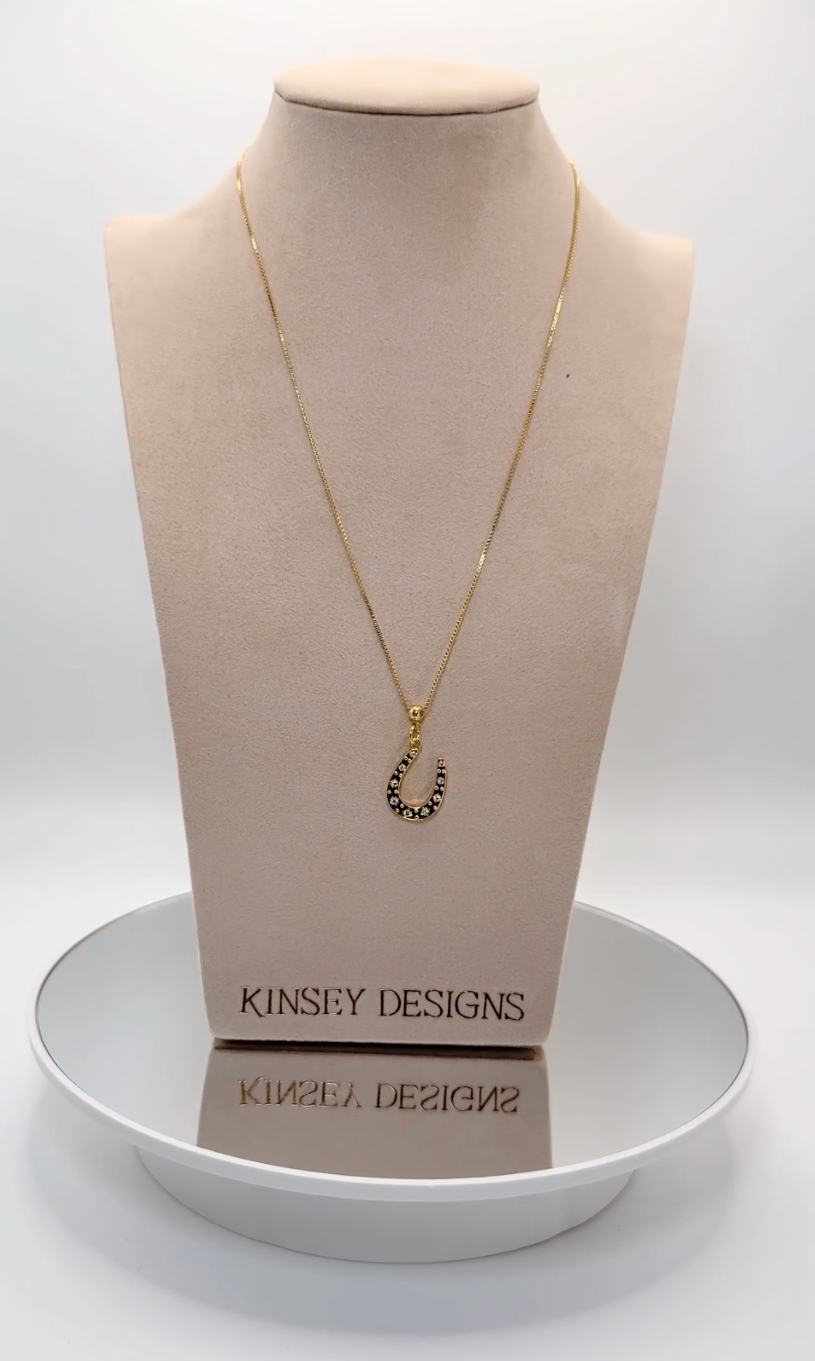Glam Horseshoe Grip Charm
