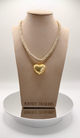 Mesa Heart Pendant Rope Necklace