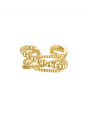The Sienna Multi Band Ring by Kinsey Designs features two overlapping gold bands accented with small round beads, creating a distinct multi-band style against a white background.