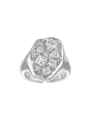 Renee Silver Cluster Ring